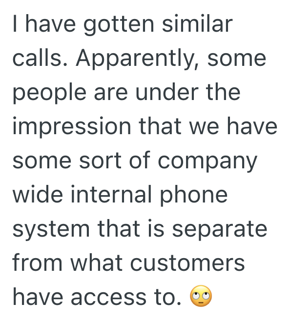 Screenshot 2025 07 13 at 1.24.52 PM Customer Calls To Complain That Another Store With The Same Name Isnt Answering Their Phone, But The Employee Has No Way Of Helping Her